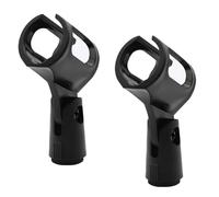 Wzxksoac 2 Clips Universales para Soporte de Micrófono. Soportes de Montaje con Abrazadera Ajustable para una Colocación Segura y Flexible.