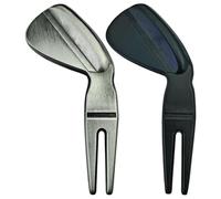 Wzxksoac 2 Herramientas para Marcar el Campo de Golf, Herramienta para Reparar Hoyos de Golf, Miniherramientas Portátiles para Reparar Marcas de Campo de Golf.