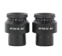 Wzxksoac 2 Microscopios WF10X/22 con Ocular Gran Angular y Lente Ocular de Campo Ajustable de 30 Mm.