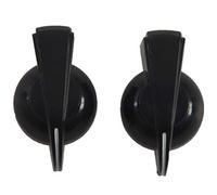 Wzxksoac 2-Pack PotenciÓMetro Perillas: Negro 'Chickenhead'