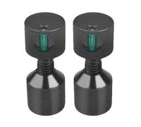 Wzxksoac 2 Pasadores de Alineación de de Aluminio de 1-1/8 Pulgadas con Dos Orificios, Pasadores de Posicionamiento de Gradiente de Dos Orificios para Alinear Tuberías.