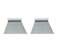 Wzxksoac 2 Piezas 2400X450X6mm Espuma EVA para, Suelo Marino, Antideslizante, Autoadhesivo, Alfombrilla para Cubierta de Marino, Lámina, Alfombrilla para Una Rayas