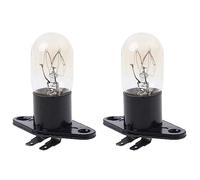 Wzxksoac 2 Piezas Horno de Microondas Lámpara de Luz Global Diseño de Base de La Bombilla 250V 2A Reemplazo Universal