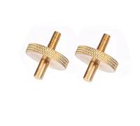 Wzxksoac 2 Tornillos Ajustables para Puente de Violonchelo, Repuesto de Puente para Contrabajo, Dorado.