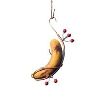 Wzxksoac 2 Uds. Hamaca de Plátano y Mariposa, Comedero de Mariposas Colgante para Exteriores para Hábitat, Decoración de Jardín y Decoración de Atractor de Mariposas