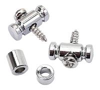 Wzxksoac 2 Unids Roller String Tree Para Guitarra Acústica Eléctrica Accesorios Chrome