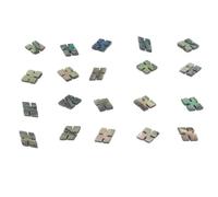 Wzxksoac 20 Piezas de Diapasón de Abulón con Incrustaciones de Diamante de 5 X 9 mm para Guitarras Electroacústicas. Accesorios para Guitarra.