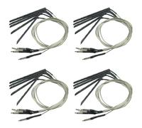 Wzxksoac 20 Piezas de Guitarra AcúStica Flexible Transductor Sensibilidad Piezo Bridge Pickup Cable