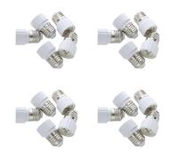 Wzxksoac 20 X E27 A la Bombilla de la Lampara GU10 Base Socket Adaptador Convertidor