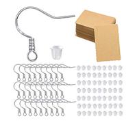 Wzxksoac 200 Uds Tapones para los OíDos, para los OíDos, CartóN, JoyeríA PequeñA Creativa, Pendientes Hechos una Mano, para los OíDos, ProduccióN de Tapones para los OíDos
