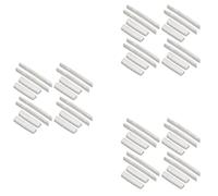 Wzxksoac 24 Juegos de 48 Piezas de 6 Cuerdas de Guitarra Acústica Bone Bridge Saddle Y Nut Hechas de Hueso Real
