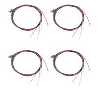 Wzxksoac 24 Piezas Reemplazo de Cuerda de Guitarra Acústica Cuerda de Acero para Instrumentos Musicales Accesorio de Guitarra de Bajo Eléctrico