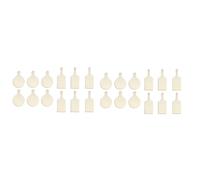 Wzxksoac 24 Uds Mini de Cortar de Madera con Manejar Tabla de Cortar de Madera Tablones Sin Terminar para Decoración de Cocina