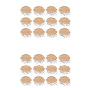 Wzxksoac 24X Párpados de Repuesto para Cabeza de Maniquí de Pestañas, Párpado Extraíble con Cabeza de Maniquí de Pestañas de Entrenamiento de Extensión de Pestañas