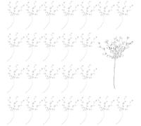 Wzxksoac 25 Piezas de de Flores con Cuentas Acrílicas, Púas Acrílicas para Decoración de Bodas, Hogar y Flores.