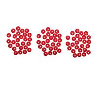 Wzxksoac 270 Unids de Teclado de Piano de Fieltro Riel Delantero Que Regula Las Perforaciones Piezas de Reparación (Rojo)