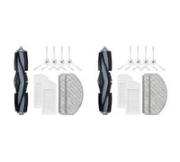 Wzxksoac 2Conjunto para T10 Plus, Piezas de Repuesto para Robot Aspirador, Cepillo Principal, Cepillo Lateral, Filtro Hepa, Trapo