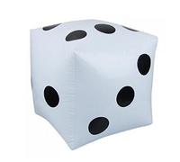 Wzxksoac 2pcs Dados Inflables Blancos Grande Juguete para Piscina Fiesta