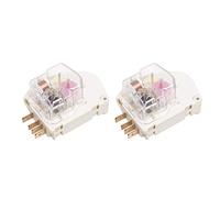 Wzxksoac 2X 215846602 Temporizador de Descongelación para Refrigerador, Pieza de Repuesto, Ajuste Exacto para Y Refrigeradores