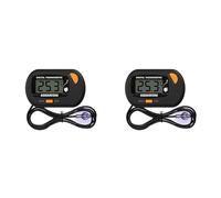 Wzxksoac 2X -50 ℃ - 70 ℃ Termómetro Digital para Pecera de Acuario con Ventosa Medidor de Sensor de Temperatura Probador