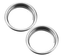 Wzxksoac 2X 58Mm Filtro En De Maquina De Cafe/Tazon Ciego para Limpieza De Lavado A Contracorriente De Acero Inoxidable Accesorios De La Maquina De Cafe