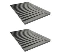 Wzxksoac 2X Alfombrilla Grande Silicona para Secar Platos, TamañO 32,5X20 Cm,Alfombrilla para Escurridor,ProteccióN Resistente,Alfombrilla para Encimera, B