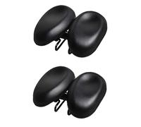 Wzxksoac 2X Asiento de Bicicleta Sin Nariz, CóModo Asiento de Bicicleta para Hombres y Mujeres, CojíN ErgonóMico Suave de Doble Almohadilla para SillíN