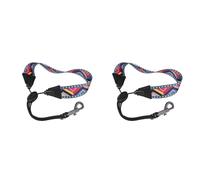 Wzxksoac 2X Correa para el Cuello de Saxofón con Arnés de Saxofón con Gancho de Seguridad para Alto/Tenor/Saxofón Vistoso