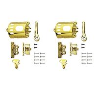 Wzxksoac 2X Cubierta de Carcasa de la Cortadora de Cabello Carcasa Modificada del Cortapelos para Accesorio de Repuesto 8148 8591 Kit Dorado
