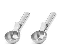 Wzxksoac 2X Cuchara para Helado de Acero Inoxidable, Liberación FáCil Rapída, Cuchara para Helado con CóModo Manejar
