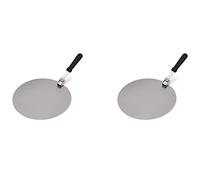 Wzxksoac 2X de Pizza de 12 Pulgadas, Cáscara de Pizza Plegable de Acero Inoxidable, Pala de de Pizza con Manejar, Herramientas para Hornear para Horno de Pizza BBQ