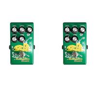 Wzxksoac 2X Efecto de Guitarra Eléctrica Ringmod Pedal de Modulación Múltiple Pedal de Efecto Modulador de Anillo, Accesorios de Pedal de Guitarra