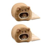 Wzxksoac 2X Jaula Colgante de Invierno para Ratas Hamster Casa para Hamaca con Alfombra de Cama