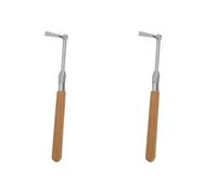 Wzxksoac 2X Martillo de AfinacióN de Piano Profesional, Herramienta de Llave Inglesa, Martillo de NúCleo OctáGono, Manejar de Madera Maciza, Herramienta de AfinacióN de Piano