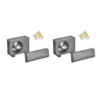 Wzxksoac 2X Mini Modelo de Aire Acondicionado Aromaterapia Salida de Aire del Coche Fragancia Decoración Interior Perfume Adornos Duraderos A