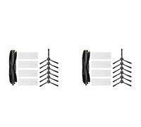 Wzxksoac 2X para Robot Aspirador 360 S10 X100 MAX, Repuestos, Accesorios, Cepillo Principal, Cepillo Lateral, Filtro Hepa