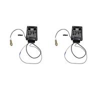 Wzxksoac 2X Pastillas de Guitarra Prefix Plus-T Preamplificador Integrado Matrix Acoustic Pickup EQ Ecualizador con Afinador Soft Piezo