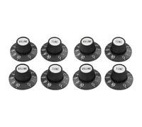 Wzxksoac 2X Perillas de Sombrero de Perillas de Sombrero de Copa Perillas de Control de Volumen de Tono para Pedal de Efecto de Amplificador de Bajo de Guitarra EléCtrica