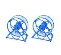 Wzxksoac 2X Pet Jogging Hamster Mouse Ratones Juguete de Ejercicio Pequeno Running Spinner Deportes Rueda Mascotas