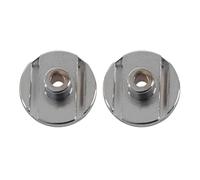 Wzxksoac 2X Pure GuÍA de Cuerdas para Bajos de Estilo/Bajos de PrecisiÓN Estilo Vintage - Chrome