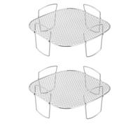 Wzxksoac 2X Rejilla de Deshidratador Soporte Freidora de Aire para Freidora Aire, Rejilla de Deshidratador Rejilla de Tostadas Accesorio de Freidora de Aire