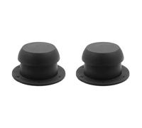 Wzxksoac 2X Ventilador de Escape de Aire con Forma de Cabeza de, Tapa de VentilacióN para Techo de RV, Autocaravana, Camionetas, Acampadas (Negro)