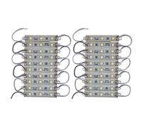 Wzxksoac 2X10Pcs 5050 SMD 3 Módulo LED Tira de LED Cadena Luz Impermeable DC 12V FríO