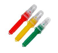 Wzxksoac 3 Bengalas para Barcos, Bengalas LED Marinas, Kit de Seguridad Impermeable para Barcos, Señales de Emergencia para Barcos de Pesca y Boyas.