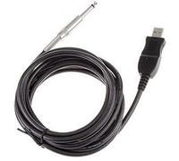 Wzxksoac 3 Metros USB Macho una 6.35 Cable Hembra Cable Adaptador MicróFono Mic Link Cable de Audio
