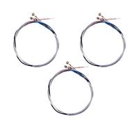 Wzxksoac 3 x Set de 4 Cuerdas Acero Plateado Bola para 4/4 Viol