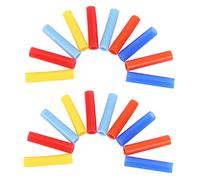 Wzxksoac 30 Piezas Colores Surtidos Cubierta de Punta de Pajita de Silicona Reutilizable para 0.24 Pulgada 6mm Pajita para Beber de Acero Inoxidable
