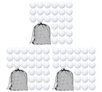Wzxksoac 300 pelotas de golf huecas para práctica de golf, pelotas de golf con bolsas de almacenamiento de malla con cordón para entrenamiento