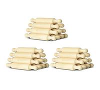 Wzxksoac 30X Mini Rodillo de Madera de 6 Pulgadas de para Hornear Cocina Rodillo Pequeño Rodillo de Masa de Madera