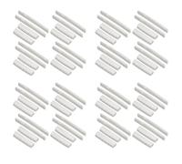 Wzxksoac 32 Juegos De 64 Piezas De 6 Cuerdas De Guitarra AcúStica Bone Bridge Saddle Y Nut Hechas De Hueso Real